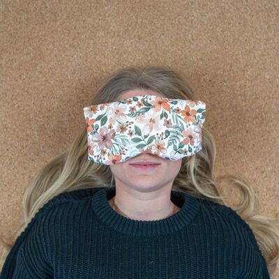Coussin de méditation pour les yeux pour le yoga - motif floral bohème