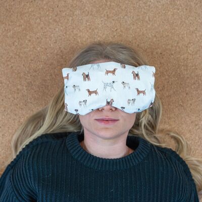 Yoga eye pillow with cover (spelt + lavender) - Hundis