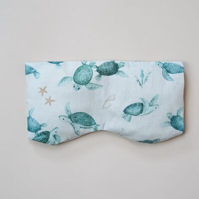 Yoga eye pillow with cover (spelt + lavender) - turtle