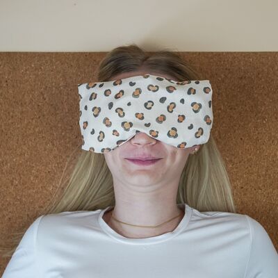 Yoga eye pillow with cover (spelt + lavender) - Leo Hell