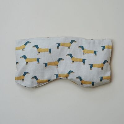 Eye pillow with organic spelt & organic lavender - Dachshund