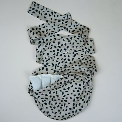Scalda pancia con grani da legare - Bellywrap Dots Coffee