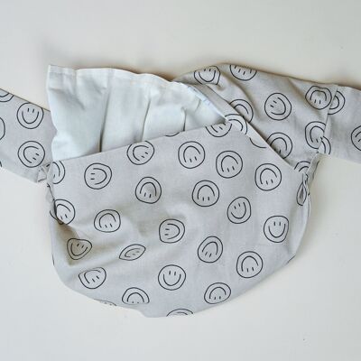 Belly and back warmer to tie around - Bellywrap Smiley