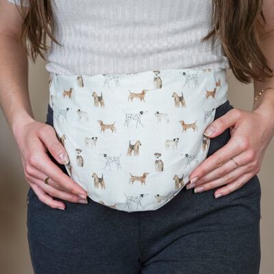 Organic spelt pillow for belly & back - Bellywrap Hundis