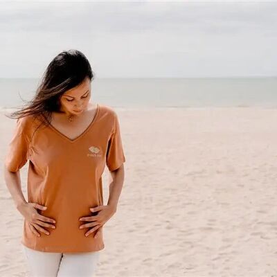 Camiseta de lactancia materna "Beso Francés"