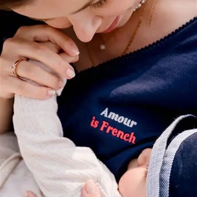 T-shirt Allaitement "Amour is French"