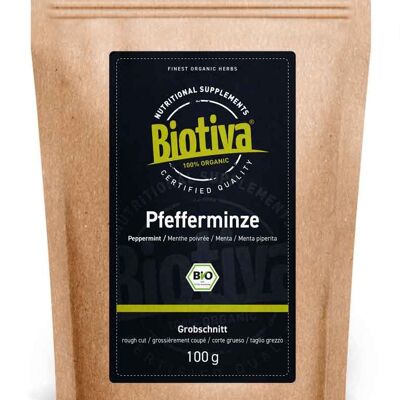 Pfefferminz Tee Grobschnitt Bio - 100g