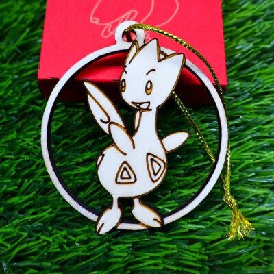 Wooden Engraved Pokémon Christmas Ornaments - Togetic
