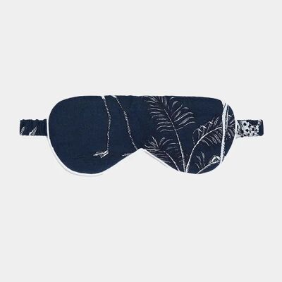 Navy Jungle Organic Cotton Sleep Mask
