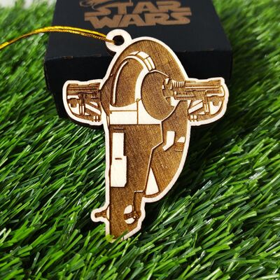 Décoration de Noël en bois Star Wars - Esclave 1