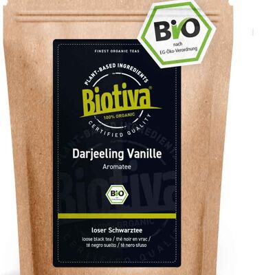 Schwarztee Darjeeling Vanille Bio