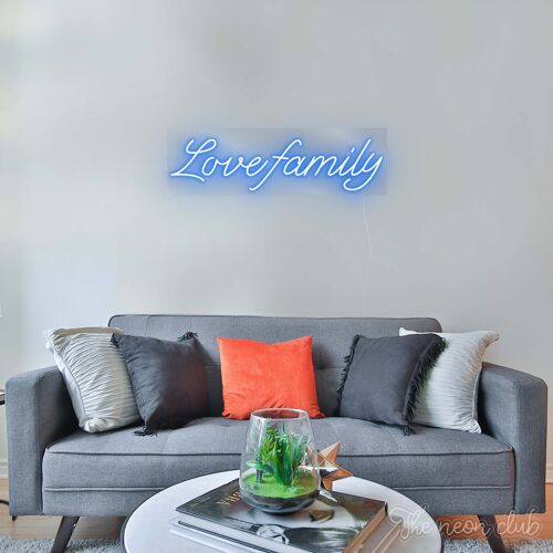 Love family 💙 60cm x 20 cm