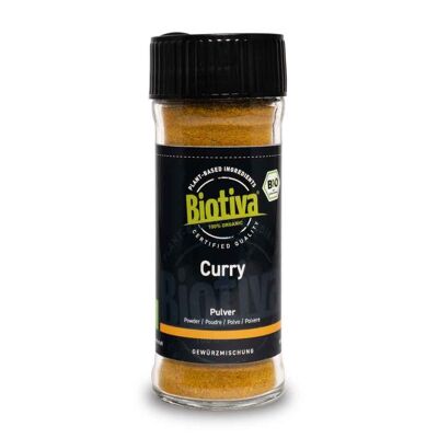 Edel Curry gemahlen Bio - 45g im Glasstreuer