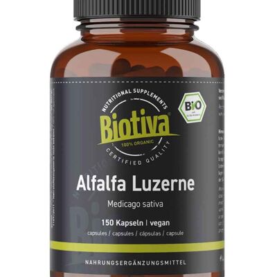 Alfalfa Luzerne Bio (150 Kapseln)