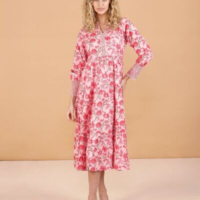 Robe en coton à fleurs de cerisier