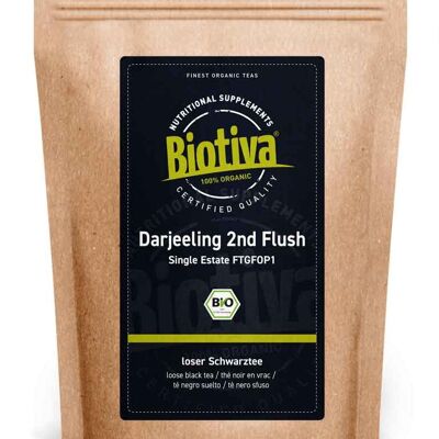 Darjeeling Second Flush FTGFOP1 Schwarztee Bio - 500g