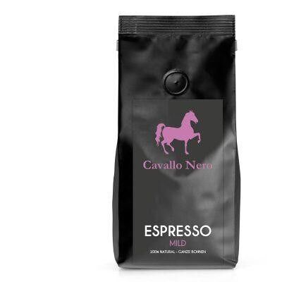 Cavallo Nero Espresso Mild Bohne Bio - 500g