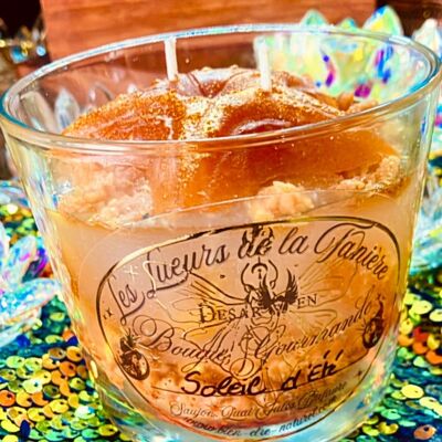 Vela sol de verano con caramelo de monoï tamaño L