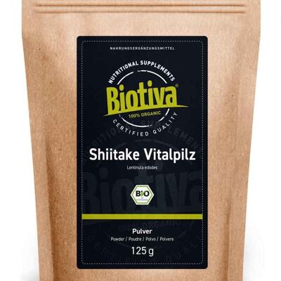 Shiitake Pulver 125g Bio