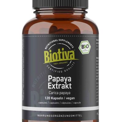 Papaya Extrakt Bio (120 Kapseln)