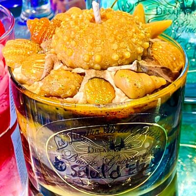 Monoi caramel summer sun candle size S