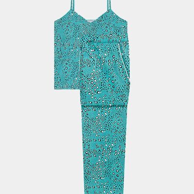 Conjunto de pantalón camisola de algodón orgánico para mujer de Green Dot