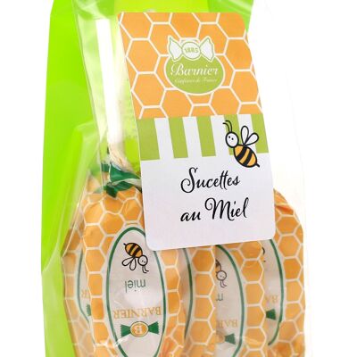 Sachet de 8 sucettes au Miel