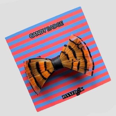 Limited bowtie feather orange