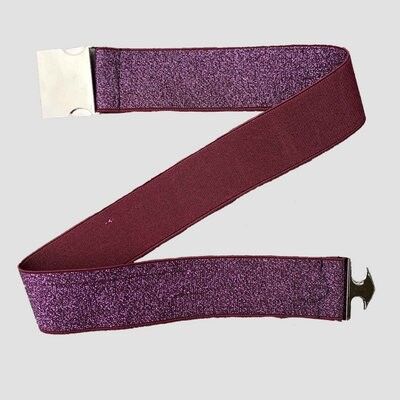 Belt Stripe Elastic Purple