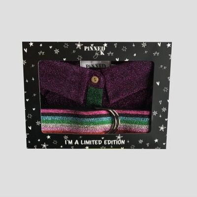 Gift Package Collar Belt Multi Glitter