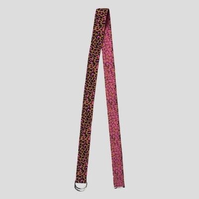 Belt leopard pink