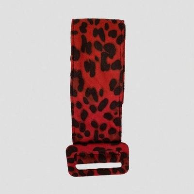 Red Leopard Side Belt