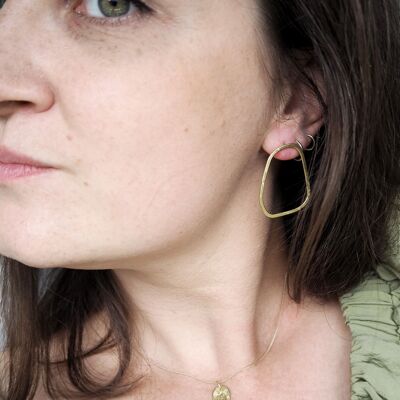 Orecchini GEO Flat Circle grandi