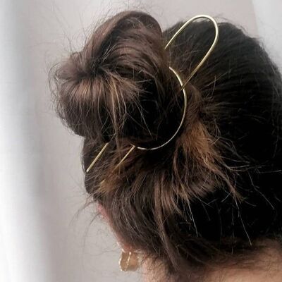 GEO Hair Pin and Hoop