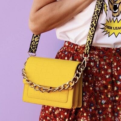 Box Bag Chain Yellow