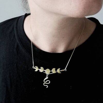 Choker con fasi lunari COVEN