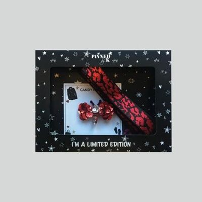 Gift Package Bee Leopard Strap Red