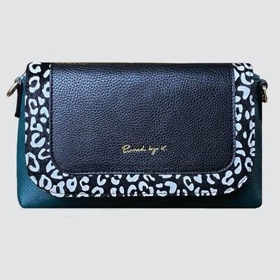 Leopard Black Petrol Bag