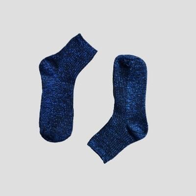 Socks Glitter Kobalt Blue