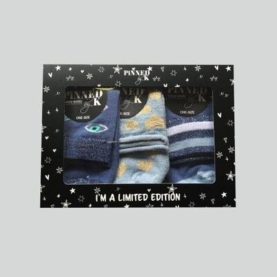 Gift Package Socks Blue