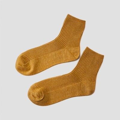 Socks Glitter Yellow