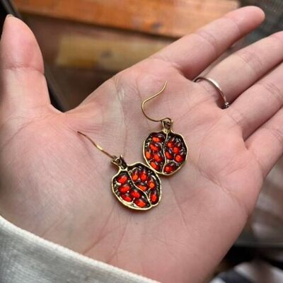 Pomegranates earrings