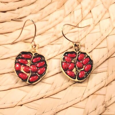 Pomegranates earrings