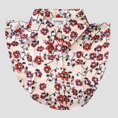 Collar white flower power