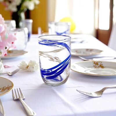 1 SPECIAL EDITION Glasses, in Murano glass - CARPACCIO