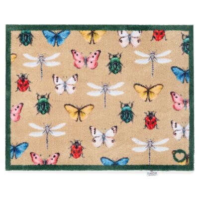 Tappeto Hug Bugs & Butterflies Beige