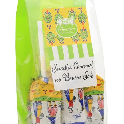 Bolsa de 8 paletas de caramelo con decoración Brittany