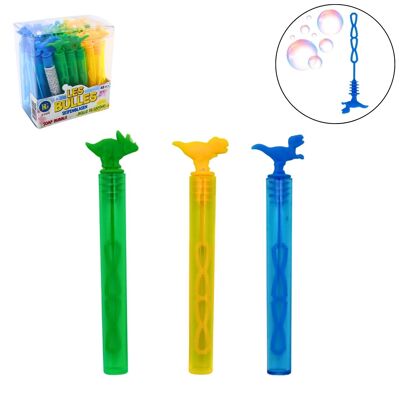 Flacon de bulles de savon dinosaure 11 cm 3 Modèles