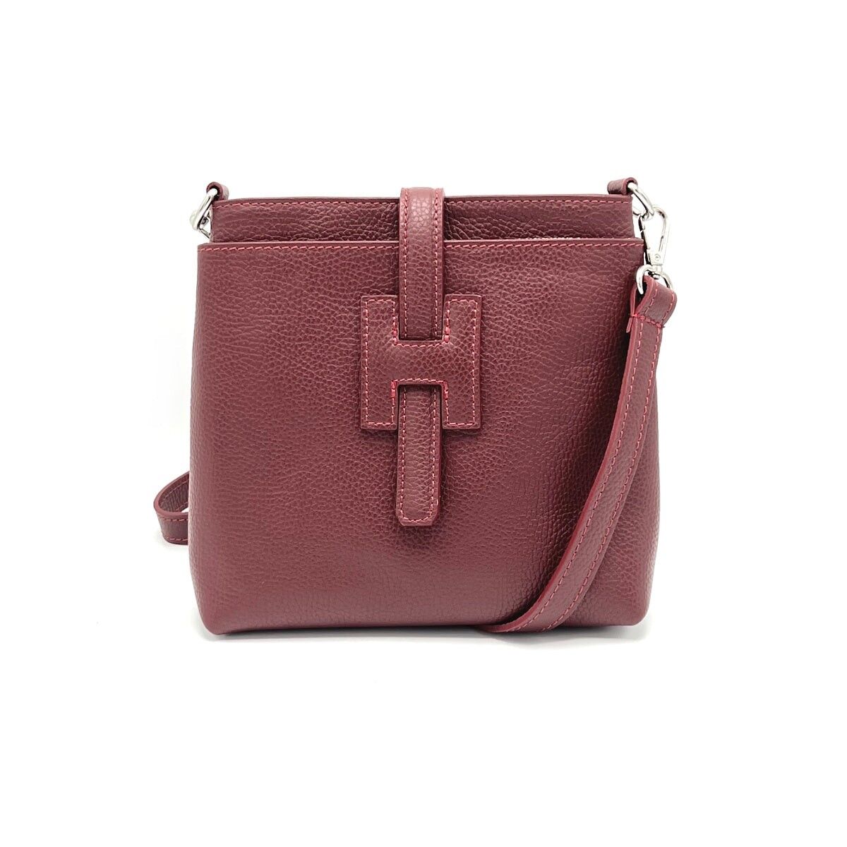 Sommerkollektion, Umhängetasche aus echtem Leder, Made in Italy, Art.112562