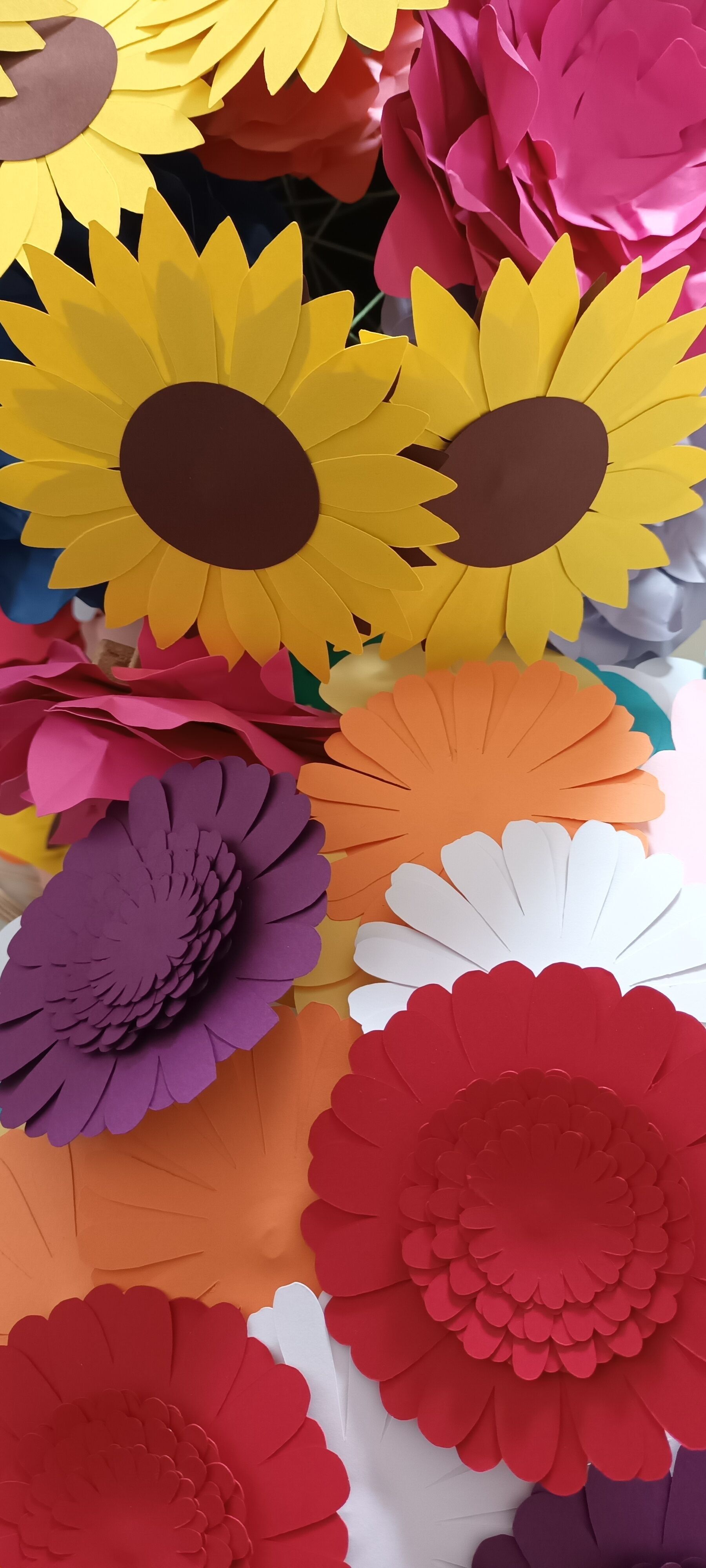 Paquete para plantar flores de papel